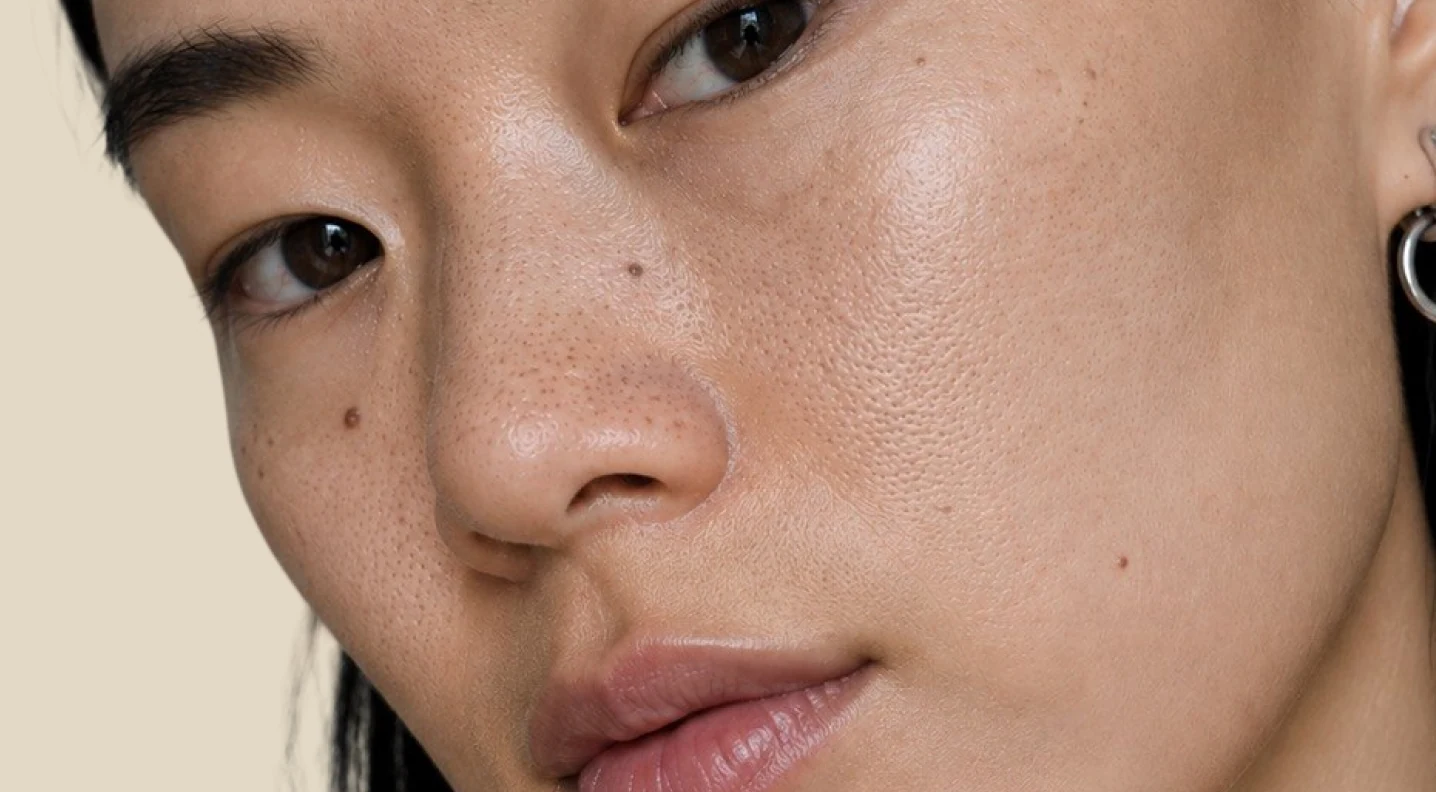 objective visible pores